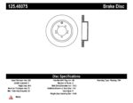 Disco de freno trasero Centric Premium | Mitsubishi Evo X 2008–2015 (125.46075) - Image 6